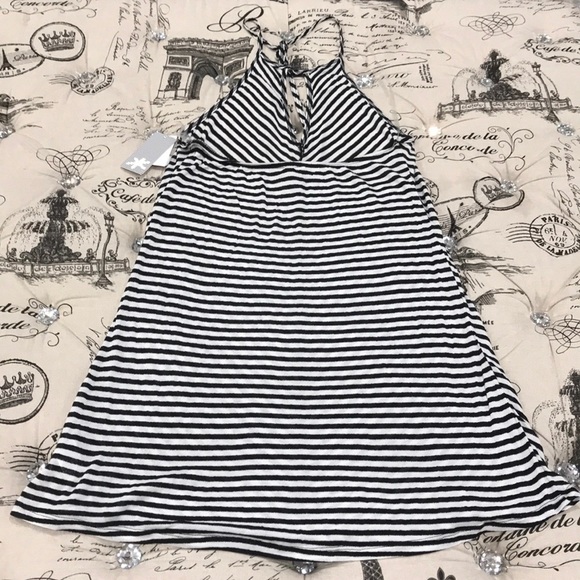 Splendid Itsy Ditsy Floret Striped Cover-Up Dress - Picture 4 of 7